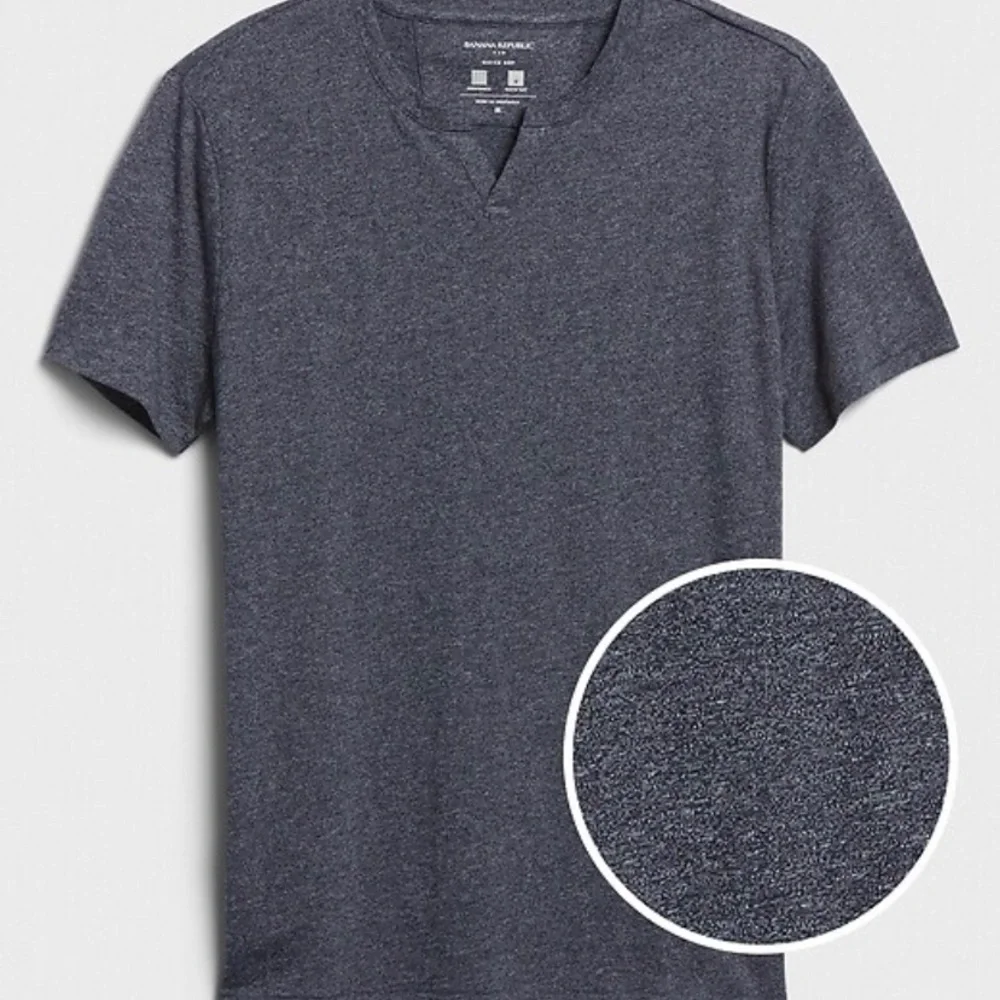 Banana Republic Charcoal Short Sleeve Tee
